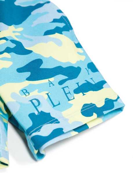 Tricouri Philipp Plein Camou T-Shirt And Shorts Set MULTICOLOUR Baieti (BM 9871781) 3