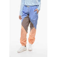 Pantaloni de trening KhrisJoy Colorblock Nylon Joggers With Ankle Zip