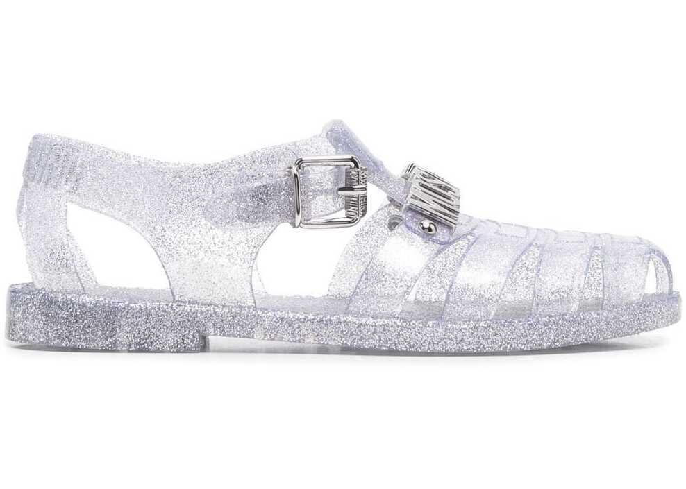 Moschino Pvc Sandals SILVER