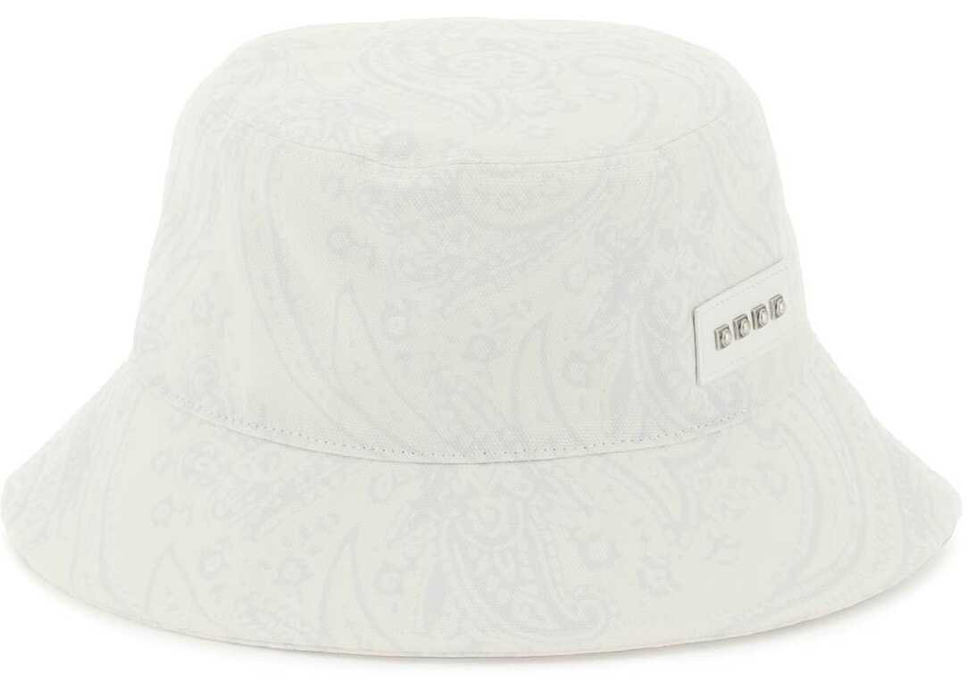 ETRO Paisley Bucket Hat WHITE