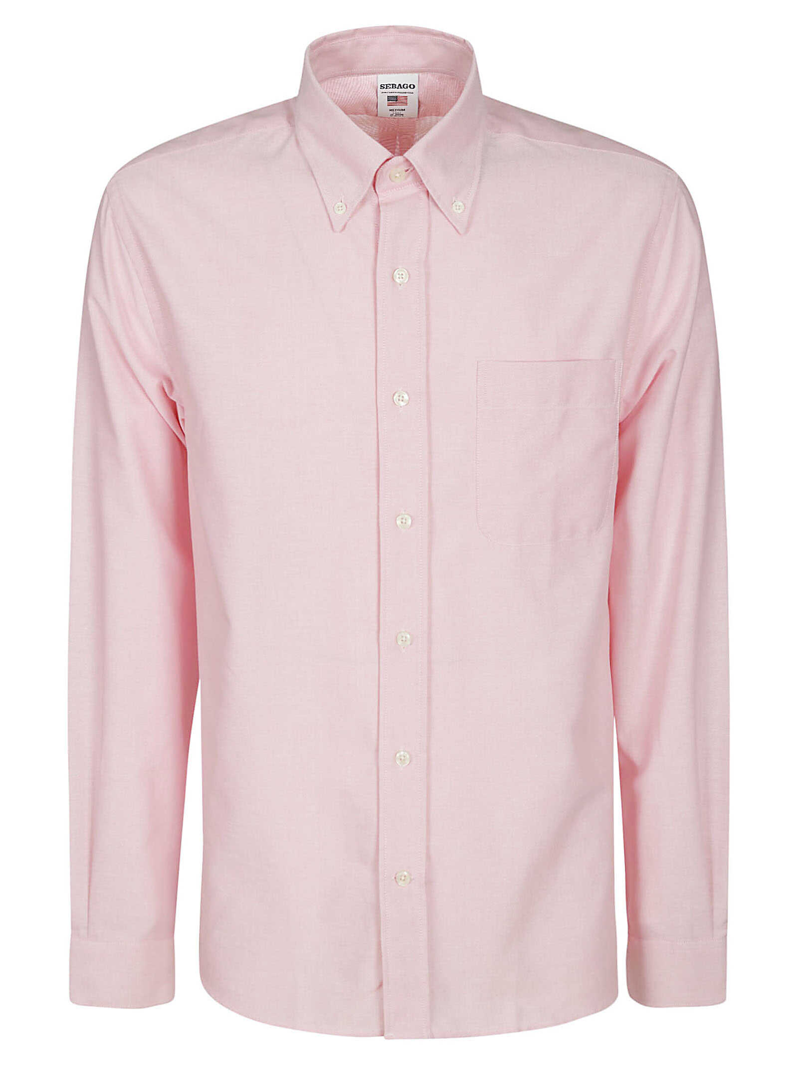 Sebago Sebago Shirt 73117SW 001 WHITE H Pink Soft Lilla