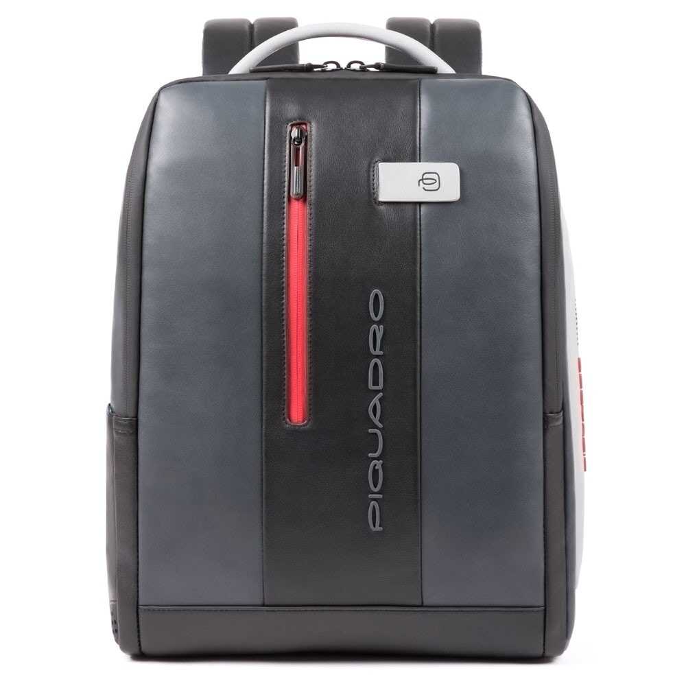 Piquadro Pc And Ipad Backpack With Anti-theft Cable Urban Piquadro Grey