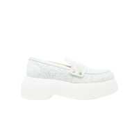 Balerini D772007PGKN018B286 WHITE LEATHER LOAFERS Femei