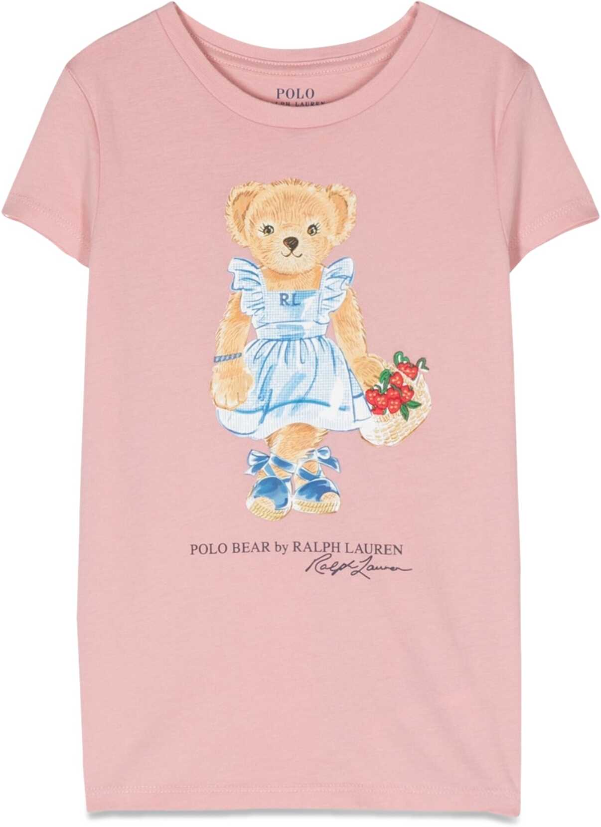 Poze Ralph Lauren Bear Ss T-Shirt PINK