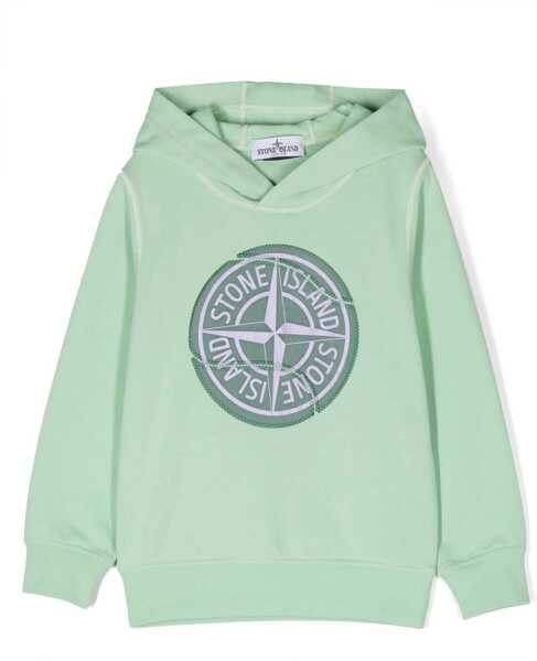 Bluze de trening Stone Island Hoodie GREEN Baieti (BM 9877355) 1
