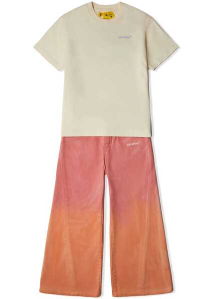 Pantaloni casual Off-White Wide Leg Pant MULTICOLOUR Fete (BM 9877394) 2