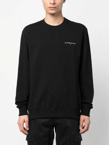 Bluze de trening Ih Nom Uh Nit Sweatshirt With Print BLACK Barbati (BM 9877430) 4