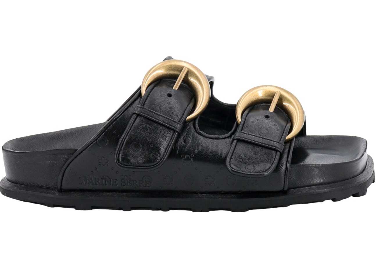 MARINE SERRE Sandals Black