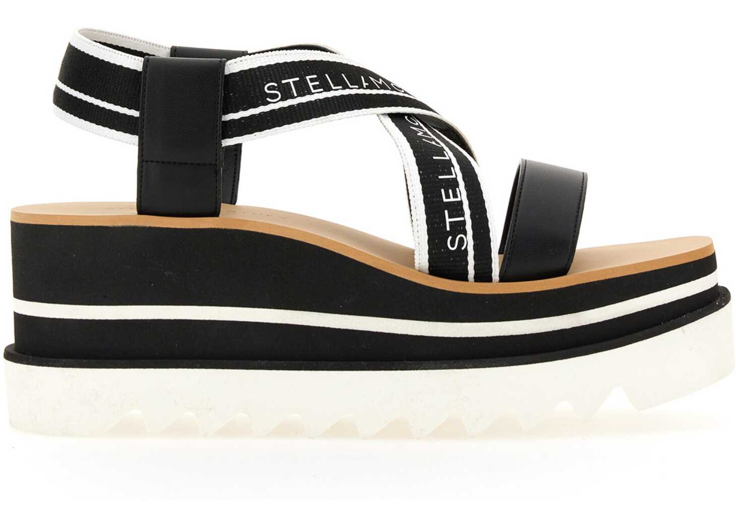 Stella McCartney Sneak-Elyse Sandal BLACK