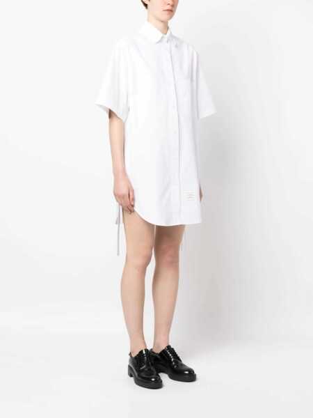 Rochii casual Thom Browne Mini Chemiser Dress WHITE Femei (BM 9880409) 3