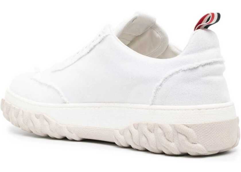 Sneakers Thom Browne Cotton Canvas Sneaker WHITE Barbati (BM 9880418) 3