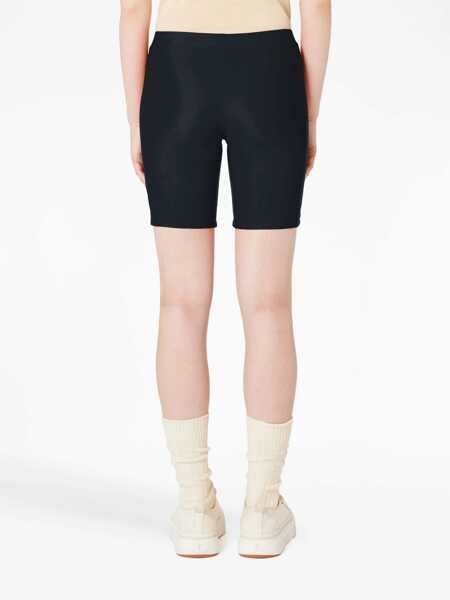 Pantaloni scurti AMI Paris Cotton Shorts BLACK Femei (BM 9880445) 4