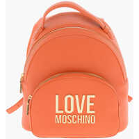 Rucsacuri Love Faux Leather Backpack With Golden Logo Femei