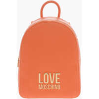 Rucsacuri Love Textured Faux Leather Backpack With Golden Logo Femei