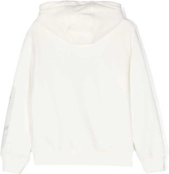 Bluze de trening C.P. Company Graphic Logo Hoodie WHITE Baieti (BM 9881087) 2