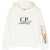 C.P. Company Graphic Logo Hoodie WHITE