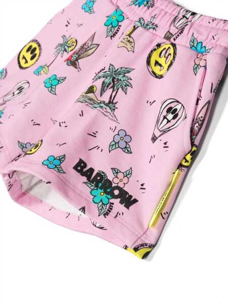 Pantaloni scurti BARROW Sweatshorts PINK Fete (BM 9881297) 3