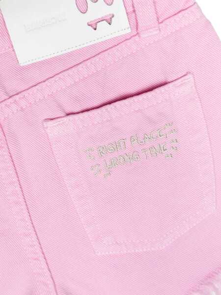 Pantaloni scurti BARROW Denim Shorts PINK Fete (BM 9881501) 3