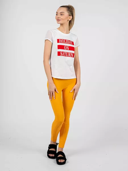 Pantaloni casual Patrizia Pepe 2P1420 Pomaraczowy Barbati (BM 9882005) 6