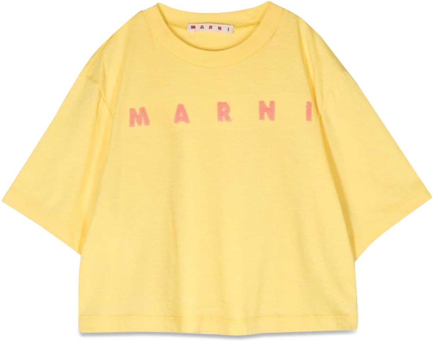 Poze Marni Mc Logo T-Shirt YELLOW