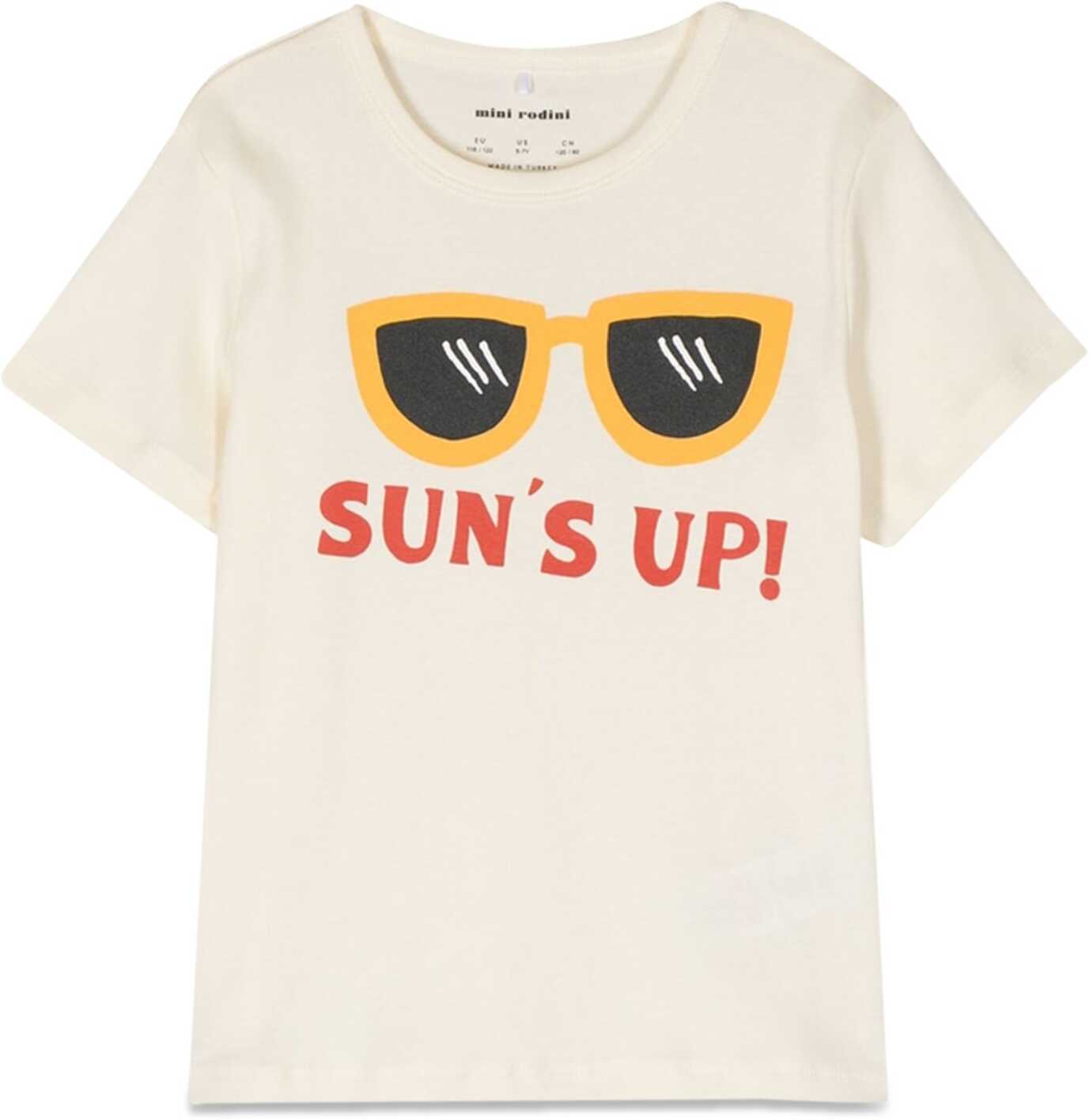 Poze MINI RODINI Sun'up T-Shirt IVORY