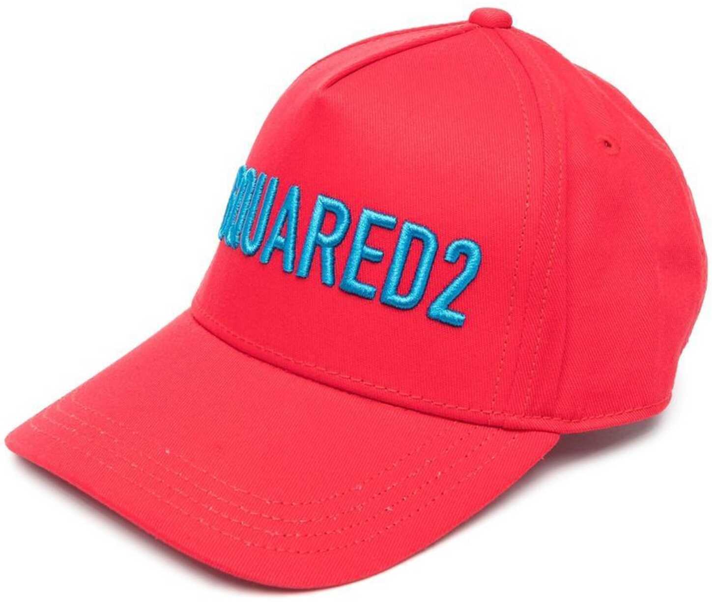 Poze DSQUARED2 Hat With Visor Embroidered Logo RED