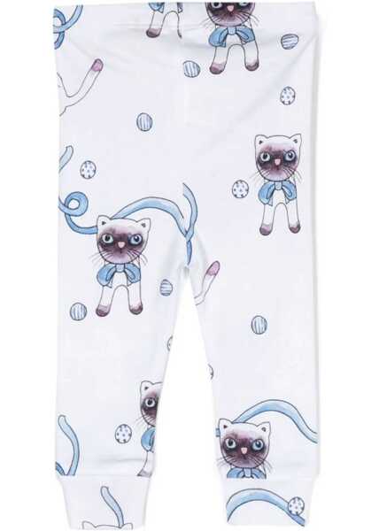 Pantaloni casual MINI RODINI Siamese Aop Leggings MULTICOLOUR Baieti (BM 9886130) 2