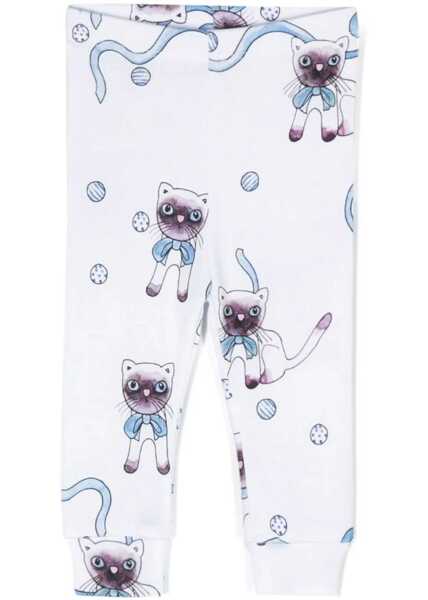 Pantaloni casual MINI RODINI Siamese Aop Leggings MULTICOLOUR Baieti (BM 9886130) 1