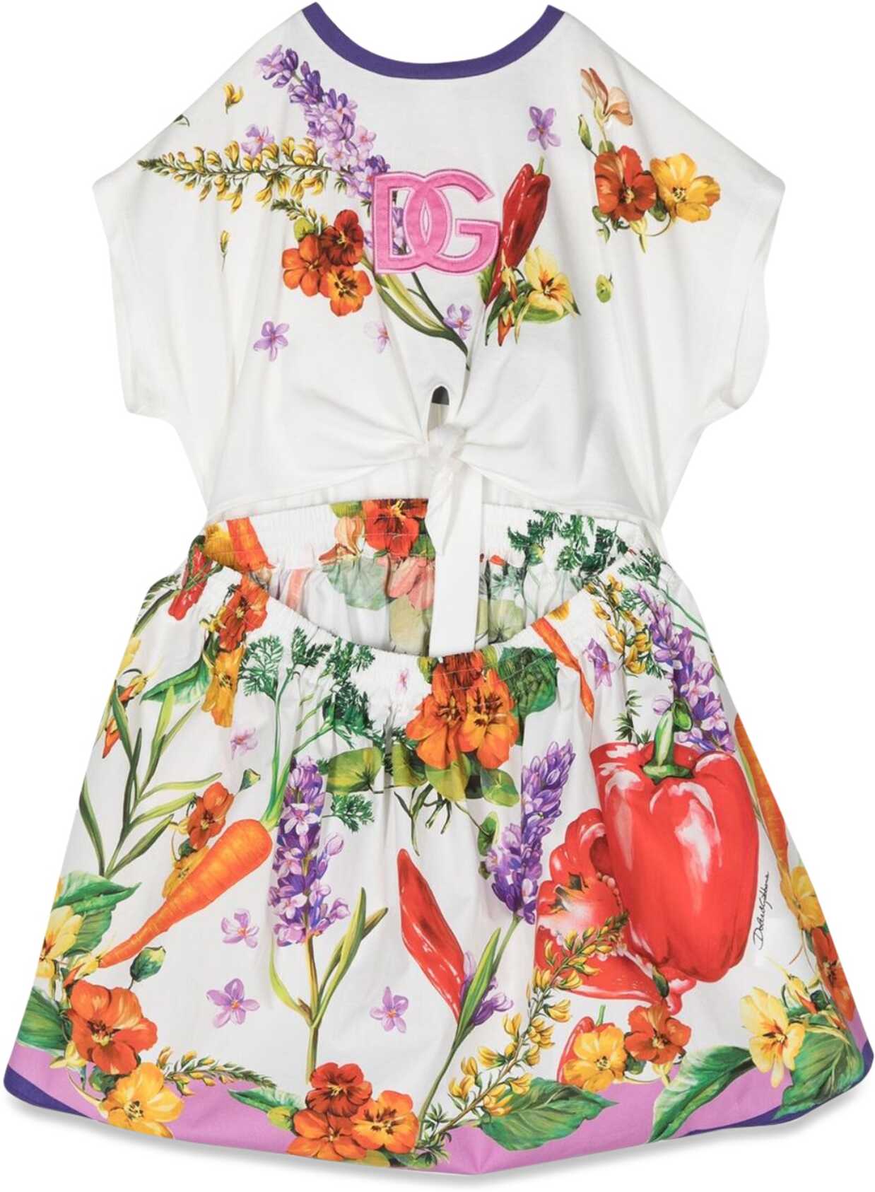 Poze Dolce & Gabbana M/C T-Shirt+Skirt Dress MULTICOLOUR