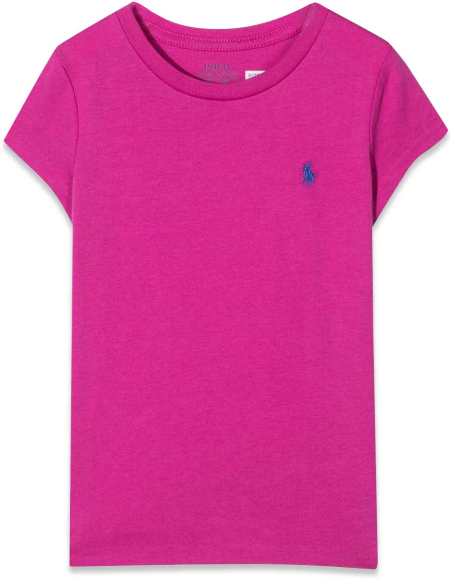 Poze Ralph Lauren Ss Cn Tee-Tops- PINK
