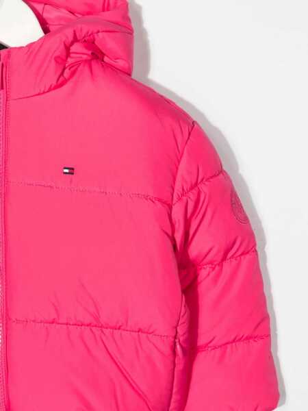 Jachete Tommy Hilfiger Hood Branded Puffer FUCHSIA Fete (BM 9886460) 3