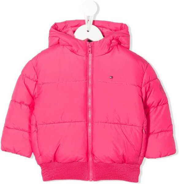 Jachete Tommy Hilfiger Hood Branded Puffer FUCHSIA Fete (BM 9886460) 1