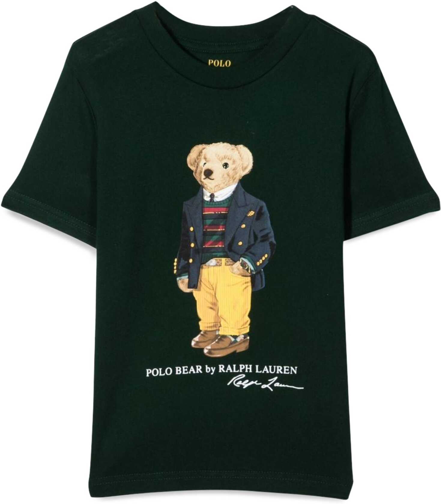 Ralph Lauren 26/1 Jersey-Ss Cn-Knit Shirts-T-Shirt GREEN