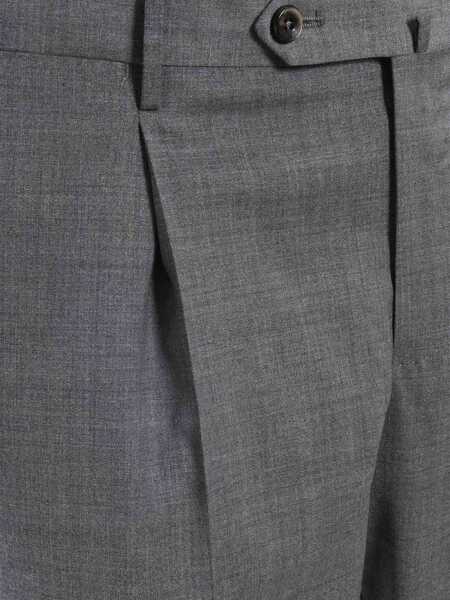 Pantaloni casual PT TORINO Super slim pants Gray Barbati (BM 9887294) 2