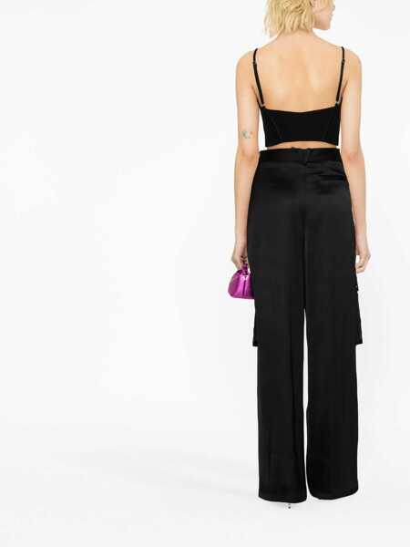 Pantaloni casual Versace Duchesse Pants BLACK Femei (BM 9888707) 3