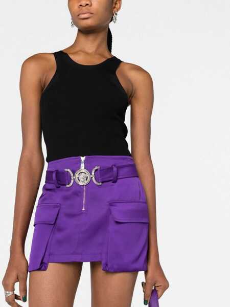Fuste casual Versace Duchesse Skirt. PURPLE Femei (BM 9889139) 5