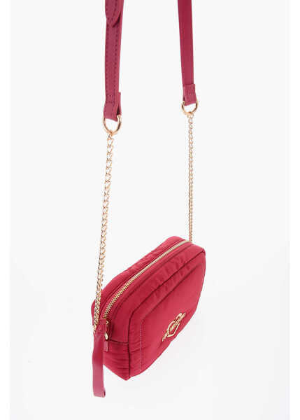 Genti tip postas Moschino Love Nylon Crossbody Bag With Golden Logo Pink Femei (BM 9889778) 3