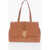 Moschino Love Faux Leather Bag With Removable Shoulder Strap Brown