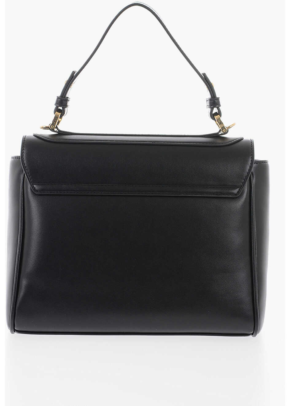 Genti de umar Moschino Love Faux Leather Shoulder Bag With Golden Details Black Femei (BM 9890279) 3