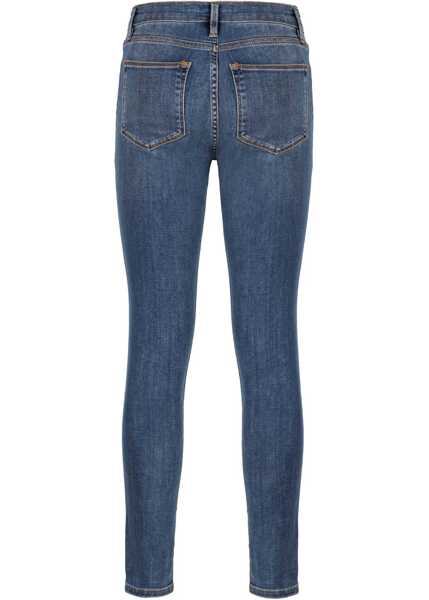 Blugi skinny FRAME High Waist Skinny Fit Jeans 12Cm Blue Femei (BM 9890669) 2