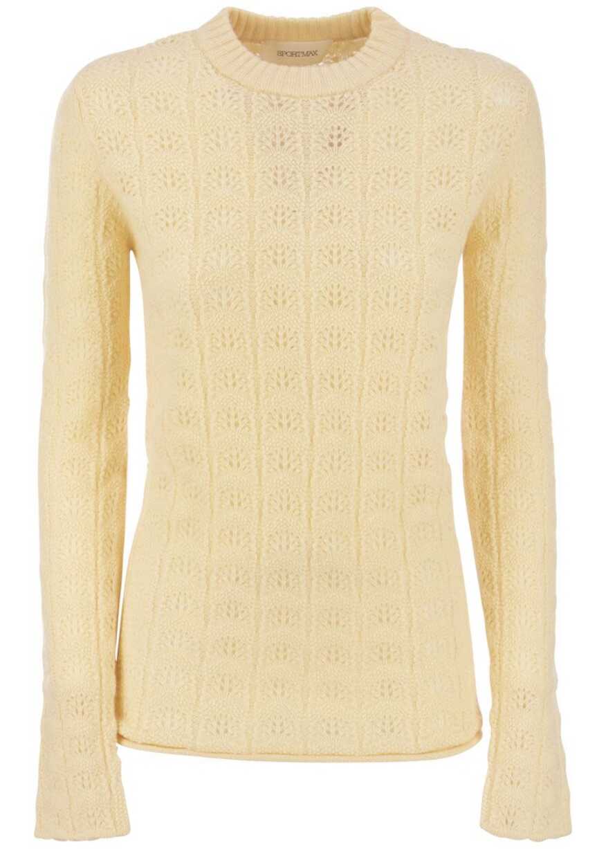 SPORTMAX Wool Sweater BEIGE