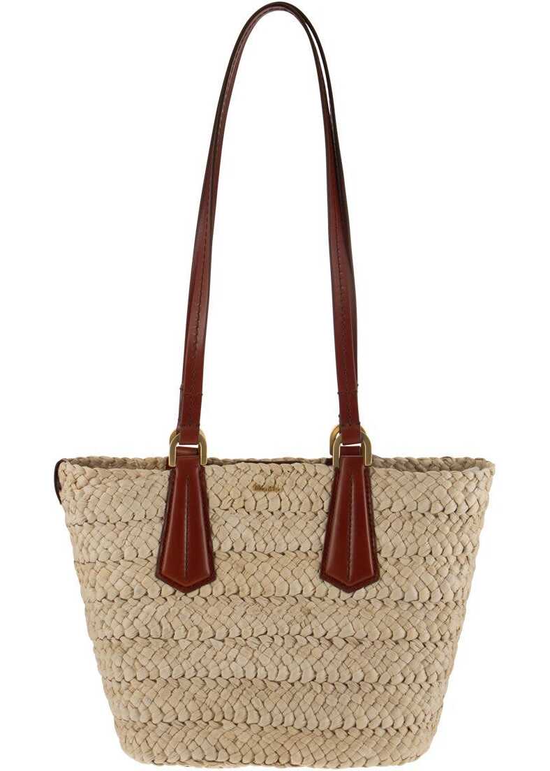 Max Mara Raffia Tote BEIGE