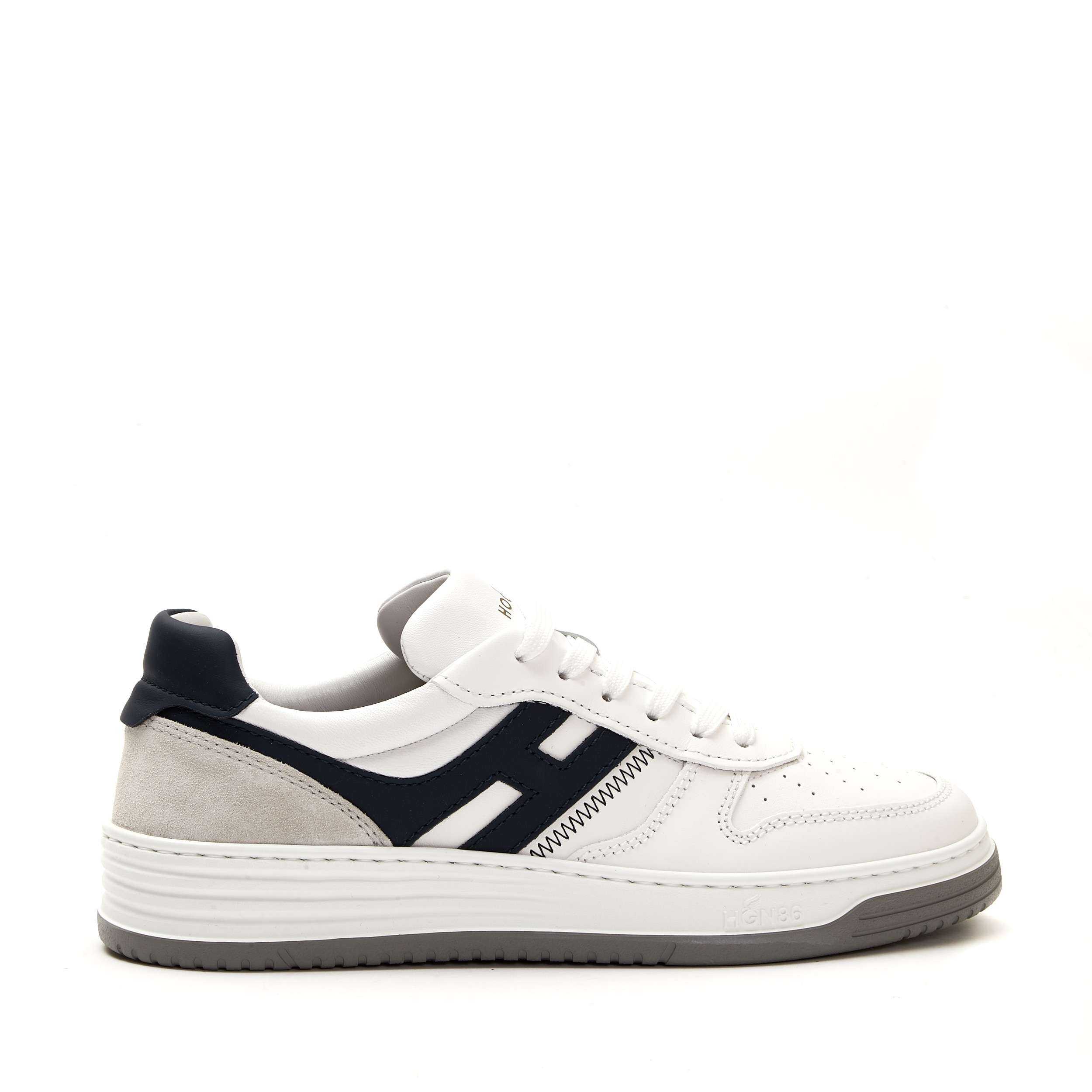 Hogan Sneakers Basket Bianco H Blu White