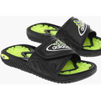 Sandale Logo Print Reptossage Rubber Slides Barbati