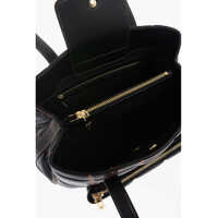 Genti de umar Moschino Dama - Genti de umar Moschino Love Quilted Faux Leather Shoulder Bag With Golden Logo Black Femei (BM 9893978) - B-mall.ro