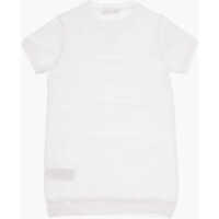 Rochii DSQUARED2 pentru Fete - Rochii DSQUARED2 Short Sleeve Sweat Dress With Printed Logo White Fete (BM 9893996) - B-mall.ro