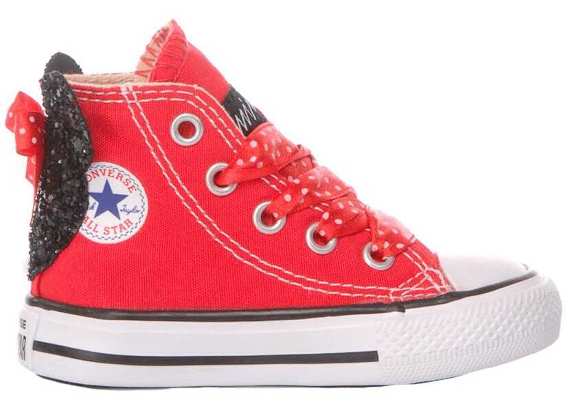 Poze Converse Baby Girls Fabric Hi Top Sneakers RED
