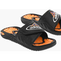 Sandale Logo Print Reptossage Rubber Slides Barbati