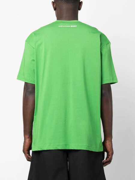 Tricouri Comme des Garons T-Shirt With Logo GREEN Barbati (BM 9894602) 4