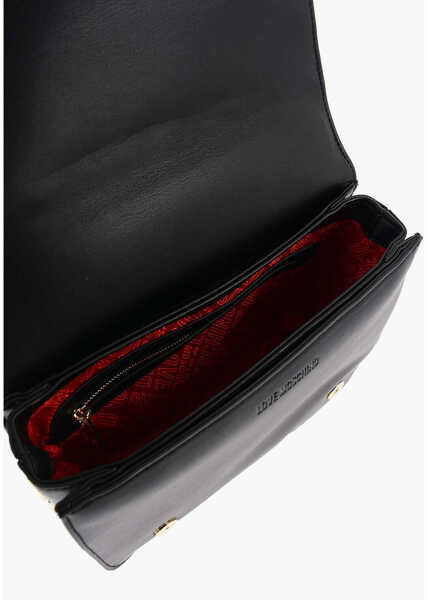 Genti de umar Moschino Love Quilted Faux Leather Bag With Chain Shoulder Strap Black Femei (BM 9894734) 4